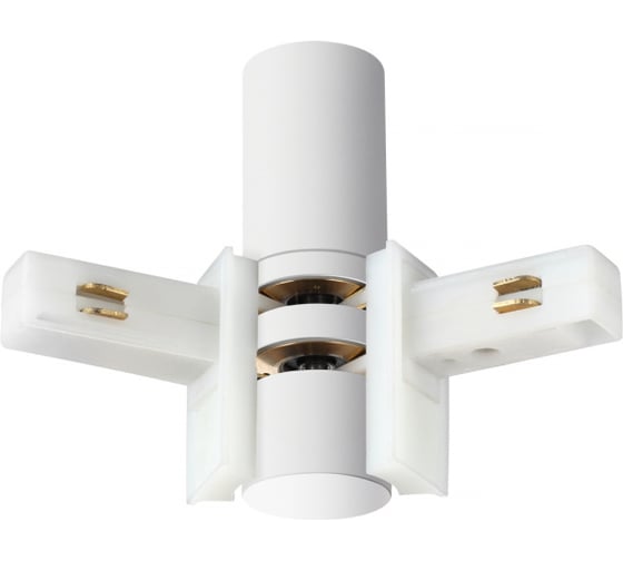 Изображение товара Соединитель с токопроводом NOVOTECH белый гибкий угловой "L" IP20 48V FLUM 135248