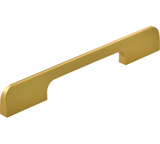 Изображение товара Ручка мебельная JET 611 накладная межцентровое расстояние 160 мм L 176 мм, алюминий золото R611A.176GPQ99