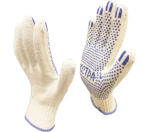 Изображение товара Master-Pro Перчатки рабочие Master-Pro ЭКСТРА плотные 10 класс вязки,3 пары Master-Pro® 5510-EX-3