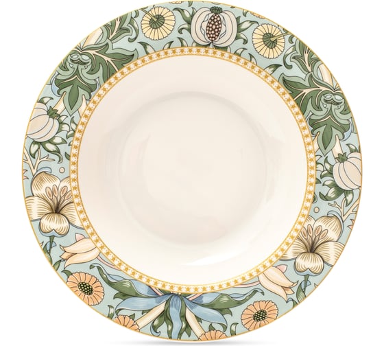 Изображение товара Набор суповых тарелок FIORETTA FLOWERS 6 шт, 21.8 см TDS588