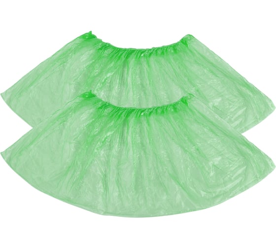 Изображение товара Бахилы ОФИСМАГ прочные, 3,8 грамма, Meridian зеленые, комплект 100 штук (50 пар), 40x15см, ПНД, шк59198 631345