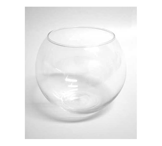 Изображение товара Шаровая ваза Никольский завод светотехнического стекла 1 л, высота 10 см, диаметр 12 см 056433