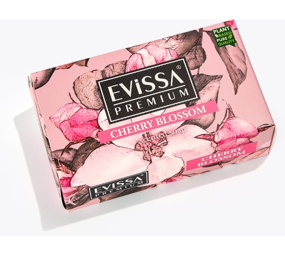 Изображение товара Мыло туалетное EVISSА PREMIUM Вишня в картонной коробке (флоупак), 150гр М6524