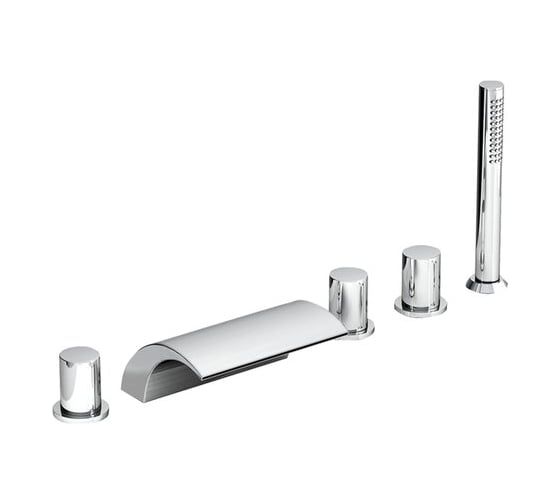 Изображение товара Смеситель RAVAK врезной, каскадный, для ванн WF 025.00 X070060 00000042359