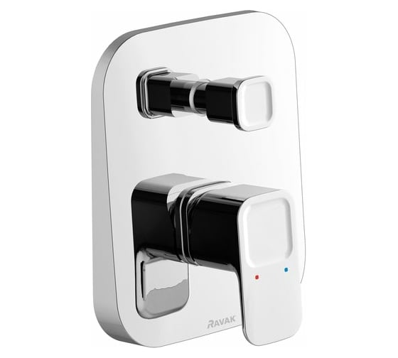 Изображение товара Смеситель RAVAK встроенный, с переключателем TD 061.00 X070068 00000043056
