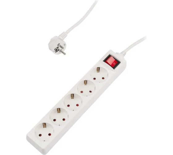 Изображение товара Удлинитель ФАZА FES-05-500 5х5,0, заземление выключатель 5053304