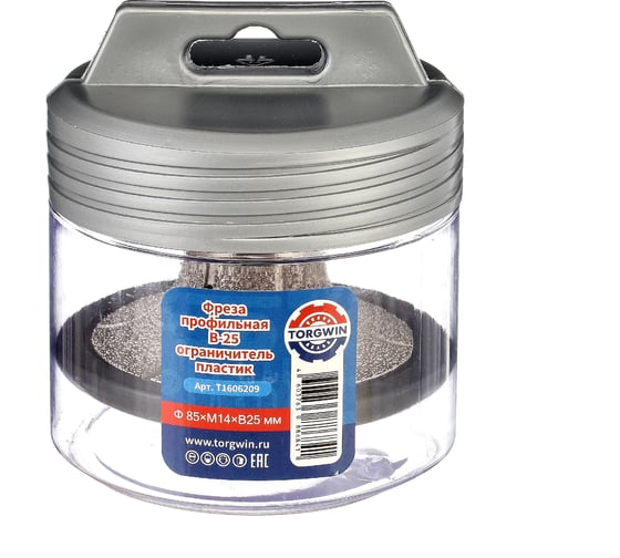Изображение товара Фреза профильная B-25 85х25 мм, M14, ограничитель пластик TORGWIN T1606209