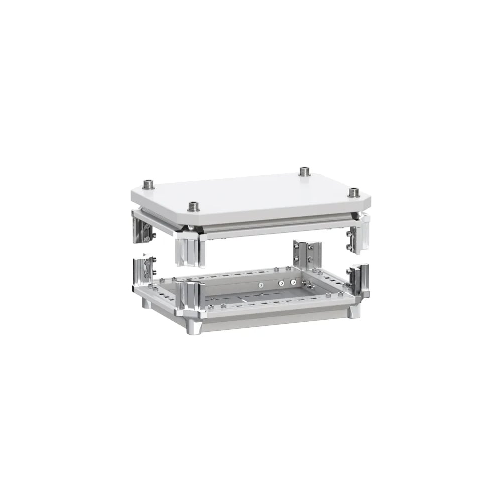 Изображение товара Комплект крыша и основания EKF AleSta 400x400 AleSta-RB44 шт надежный металл