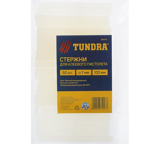 Изображение товара Стержни клеевые (50 шт; 7х100 мм) TUNDRA 4661027