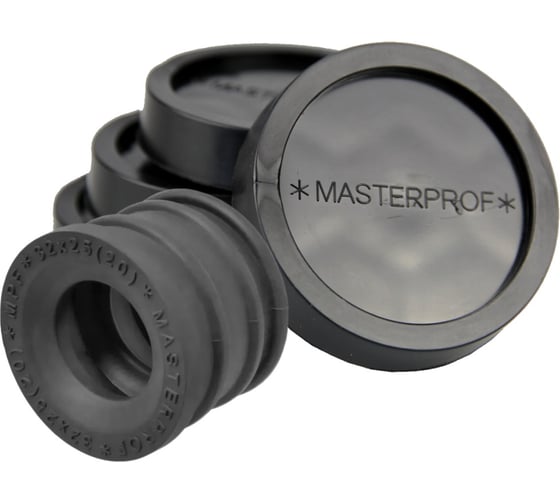 Изображение товара Набор для подключения с/м к канализации MPF манжета, черные подставки ТД.030841