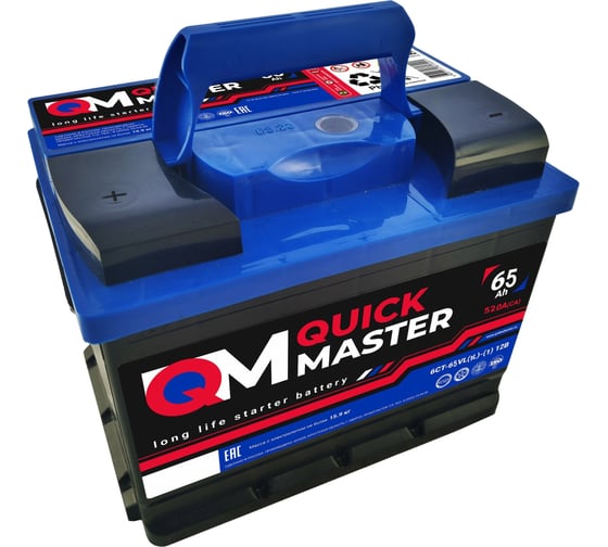 Изображение товара АКБ QUICK MASTER SP 6СТ-65 (L)-(1) 520А 242*175*190 4657771817670