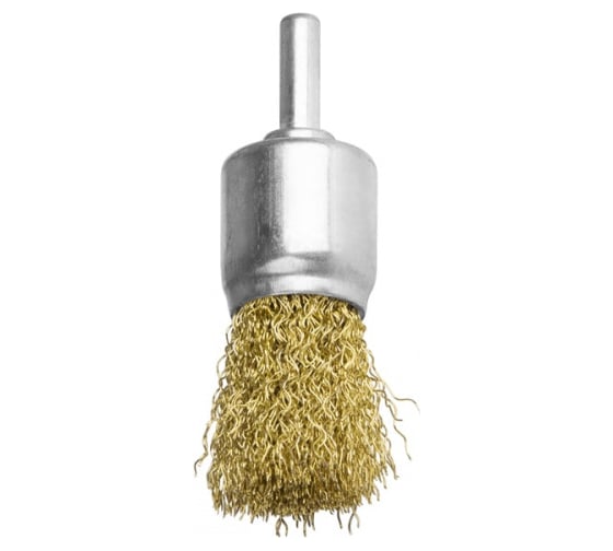 Изображение товара Щетка проволочная чашечная на шпильке (24х0.35х6.35 мм) INGCO WB70241