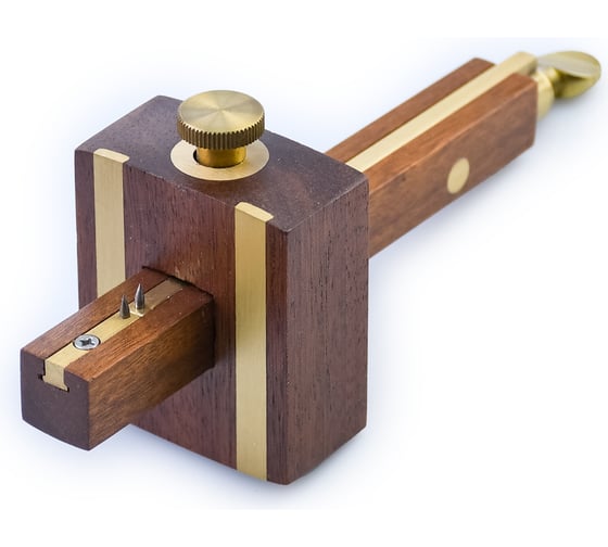 Изображение товара Рейсмус столярный с двумя иглами GOLDRATIO 150 мм М00023188