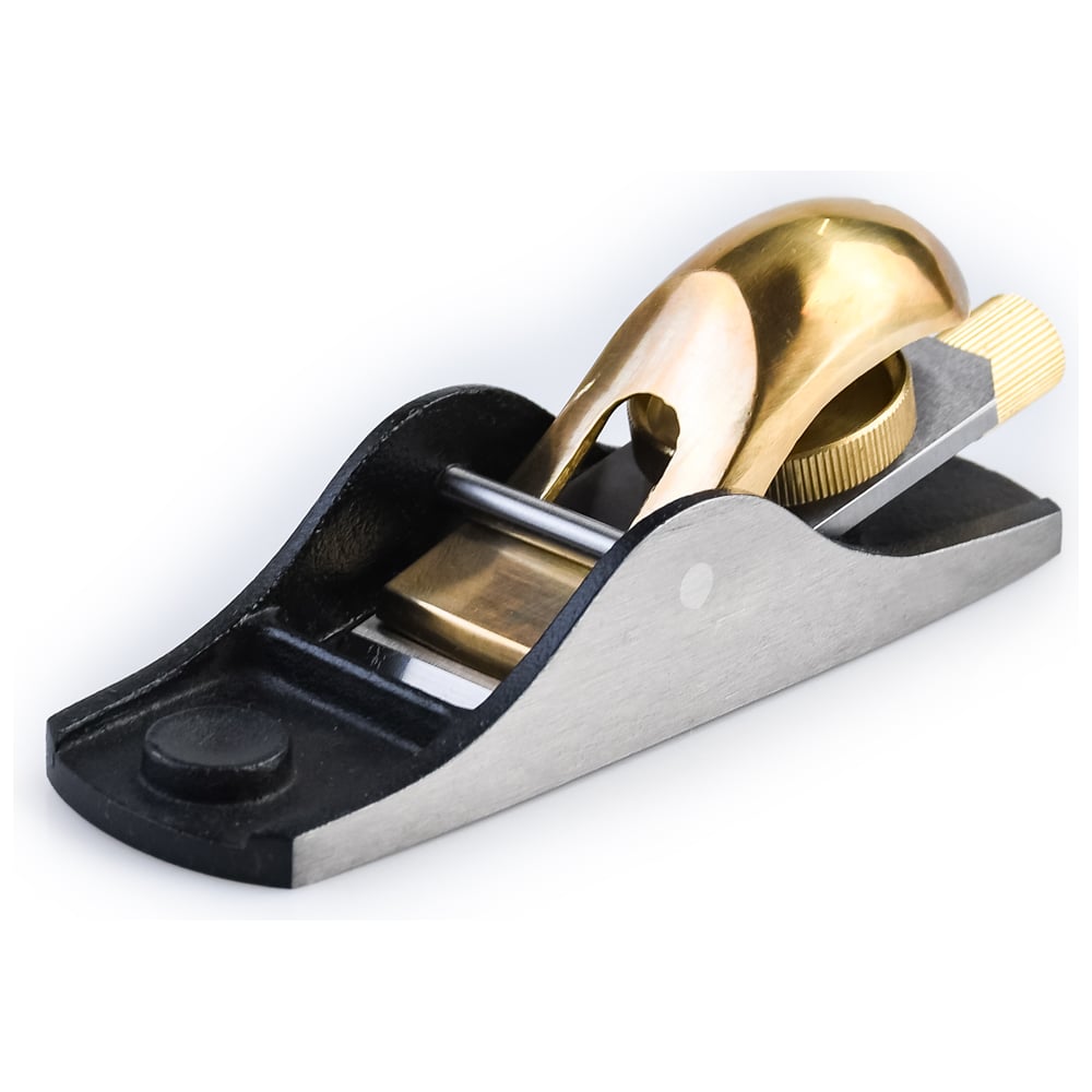 Изображение товара Рубанок GOLDRATIO n102 135мм/30мм торцевой, чугун, инструментальная сталь