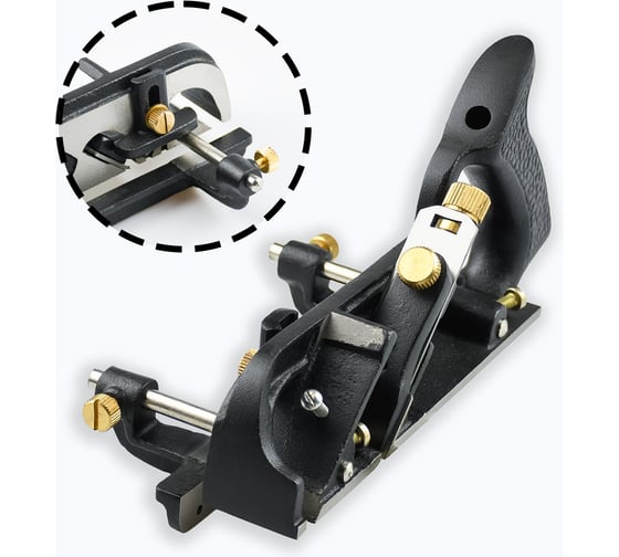 Изображение товара Рубанок-отборник GOLDRATIO н778, Double Rabbet Plane М00023178