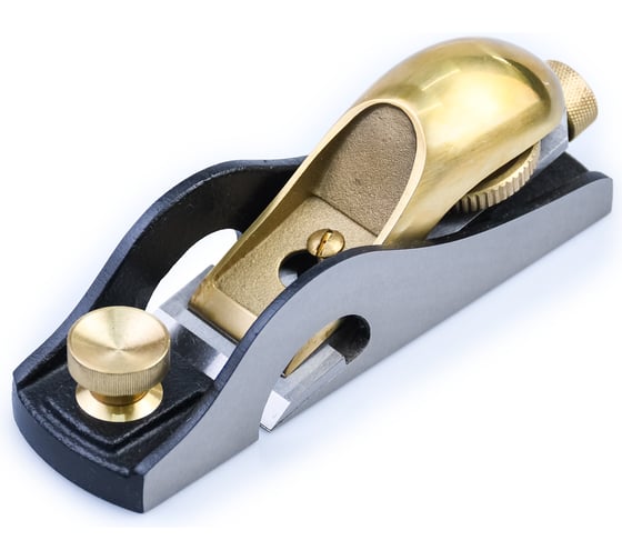 Изображение товара Рубанок GOLDRATIO n507, 158мм/45мм, Carriage Rabbet Block Plane, с открытыми бортами М00023633