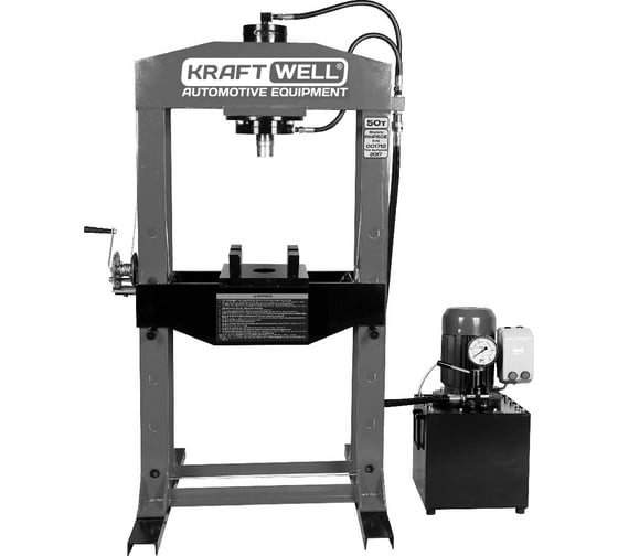 Изображение товара Пресс KraftWell 50 т, сварная рама c электроприводом KRWPR50E