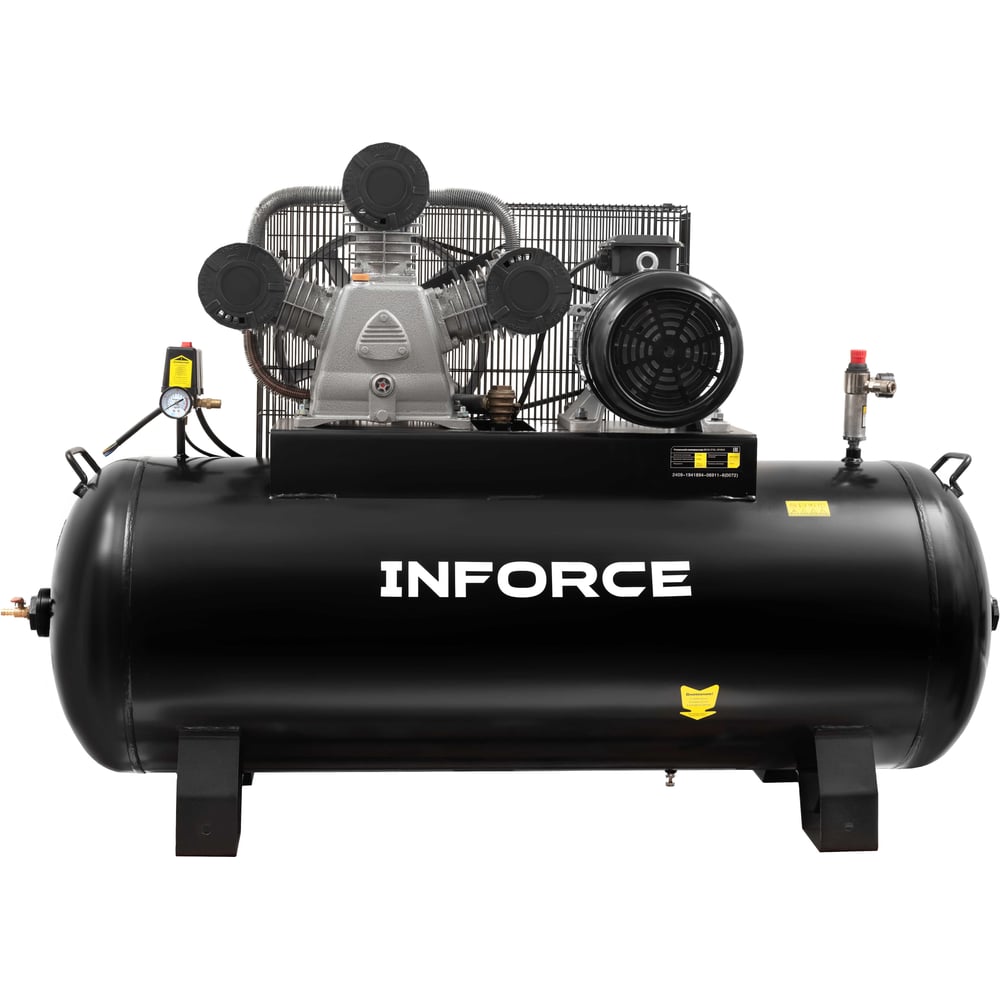 Изображение товара Ременной компрессор Inforce (270 л; 10 бар; 950 л/мин; влагоотделитель) IBCW-270L-3P/950