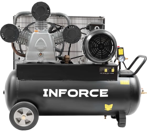 Изображение товара Ременной компрессор Inforce (100 л; 10 бар; 950 л/мин) IBCW-100L-3P/950