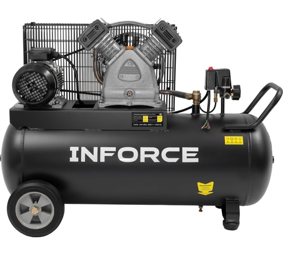 Изображение товара Ременной компрессор Inforce (100 л; 10 бар; 420 л/мин) IBCV-100L-3P/420