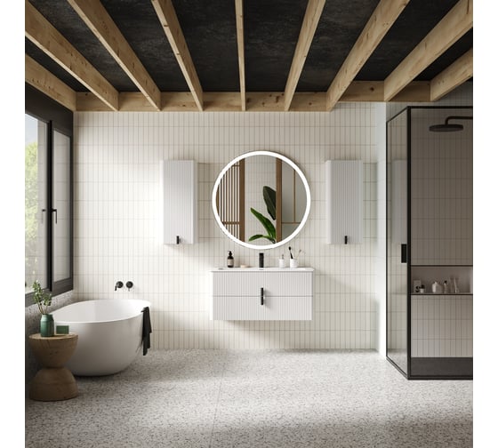 Изображение товара Панель декоративная зеркальная универсальная BRIZ Бьянко пдз 51-100 243 01-51100-00 00