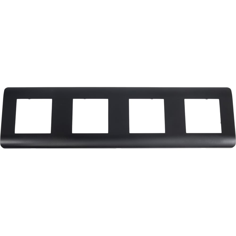 Изображение товара Рамка 4-м CHINT NEW3-E универсальная черная для электропроводки