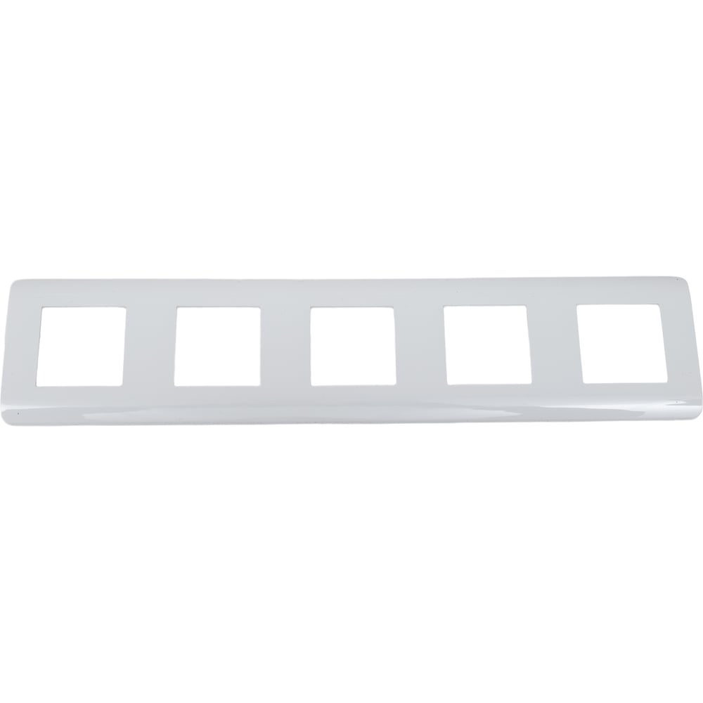 Изображение товара Рамка 5-м CHINT NEW3-E универсальная белая для электролиний IP20