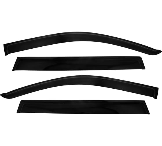 Изображение товара Дефлекторы боковых окон Sim SS Rexton Sport / Musso, 18-21, 4ч., темный / Саньенг NLD.SSSREXS1832