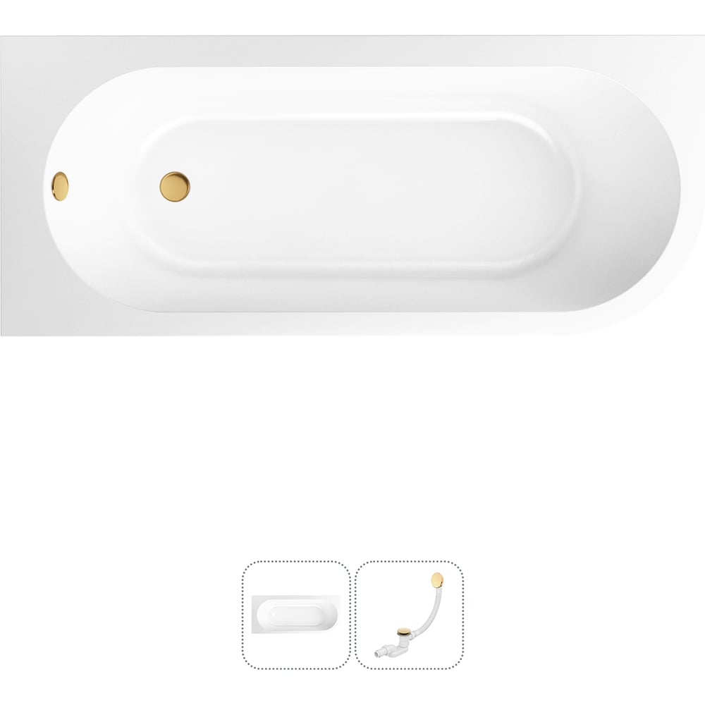 Изображение товара Акриловая ванна Lavinia Boho Art II с левым разворотом