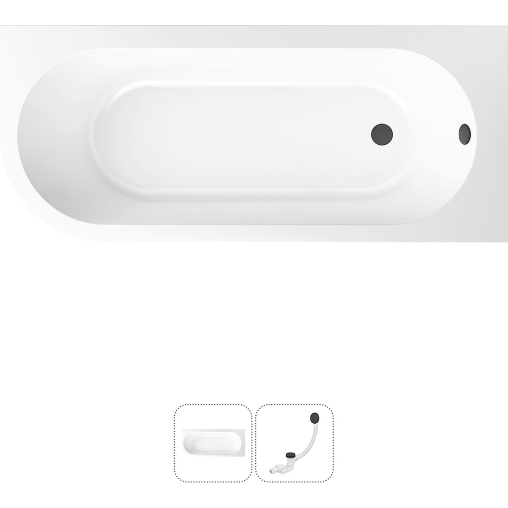 Изображение товара Акриловая ванна Lavinia Boho Art II 1700 мм белая