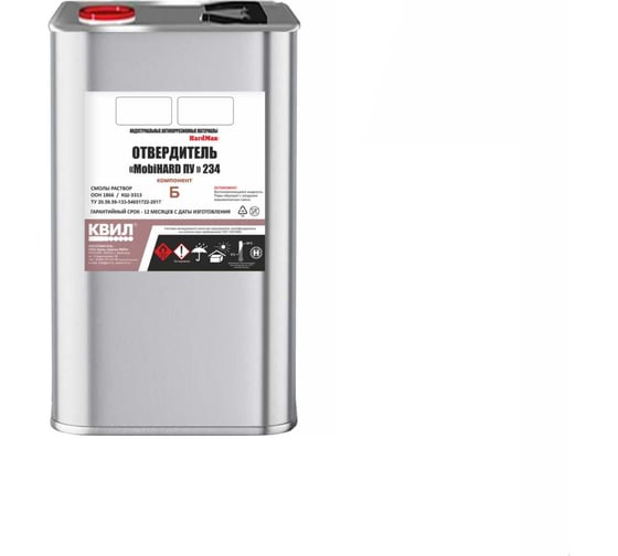 Изображение товара Отвердитель HardMax "MobiHARD ПУ" 234.90 ВГ, банка 4,5 кг 4690417091621