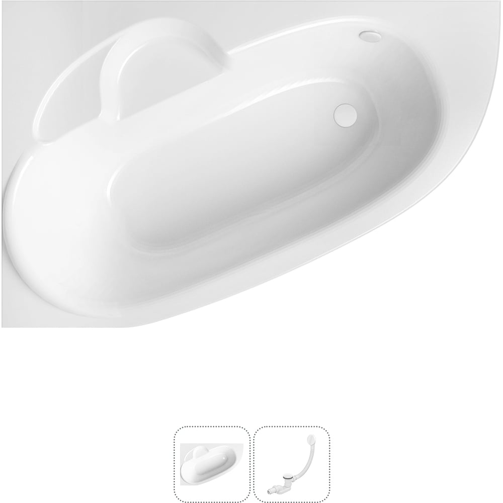 Изображение товара Акриловая ванна Lavinia Boho Bell Pro 2 в 1 с возможностью установки экрана