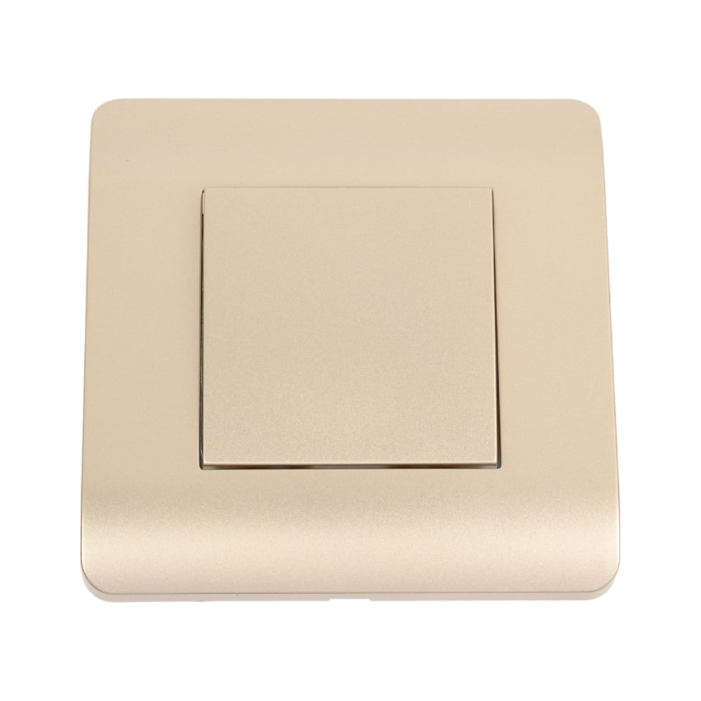 Изображение товара Выключатель 1-клавишный CHINT NEW3-E, шампань, 10А