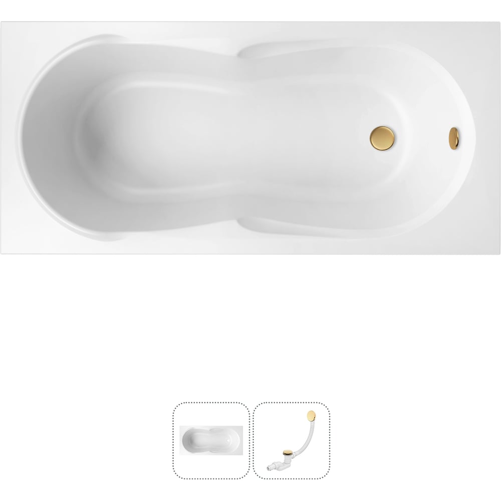 Изображение товара Акриловая ванна Lavinia Boho Easter Pro 2 в 1 встройка белая