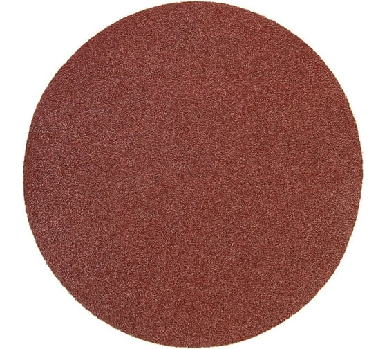 Изображение товара Круг шлифовальный абразивный под липучку (125 мм; Р120; 10 шт) ТУНДРА 1124374