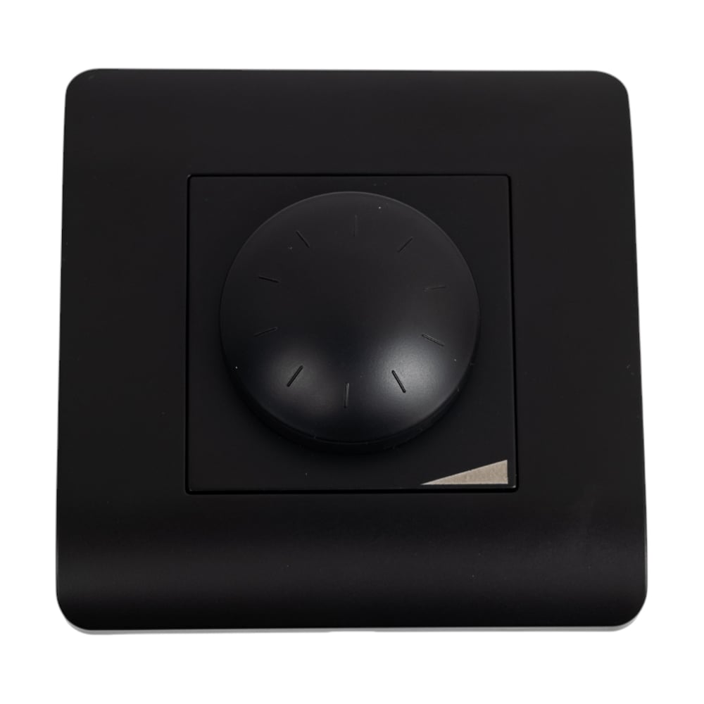 Изображение товара Светорегулятор CHINT NEW3-E 500Вт черный встраиваемый поворотный