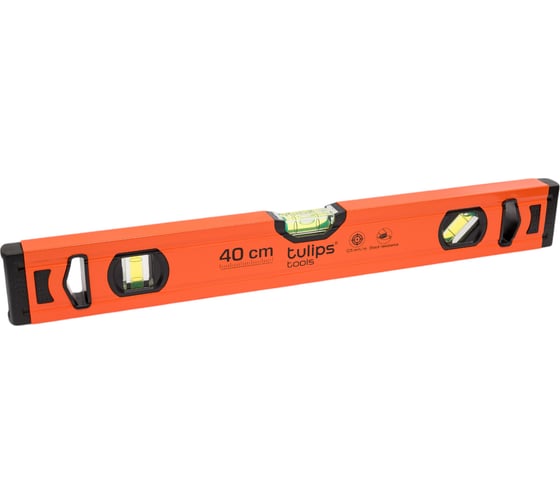 Изображение товара Уровень Tulips tools 2 глазка, 40 см II13-601