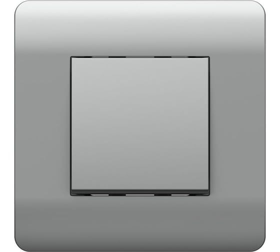 Изображение товара Переключатель перекрестный 1-клавишный CHINT NEW3-E 10А, серебро 431385