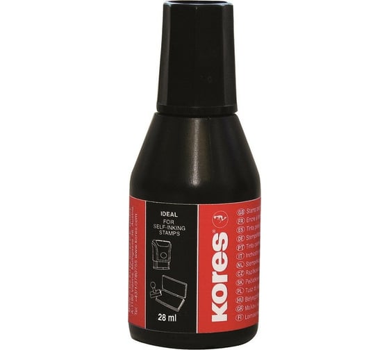 Изображение товара Штемпельная краска Kores черная 71334 3795