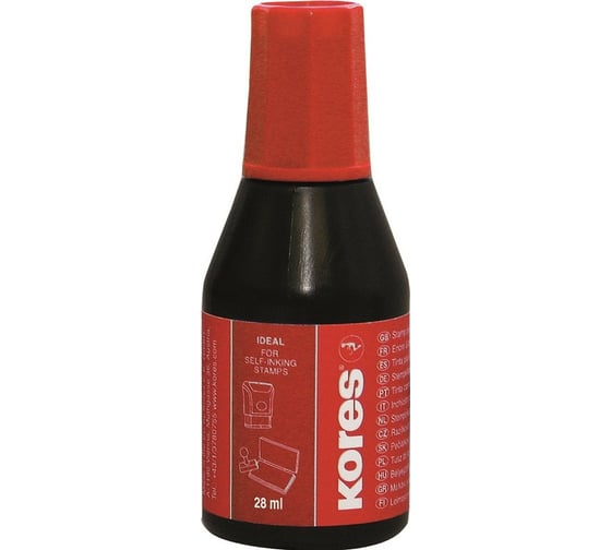 Изображение товара Штемпельная краска Kores красная 71324 4969