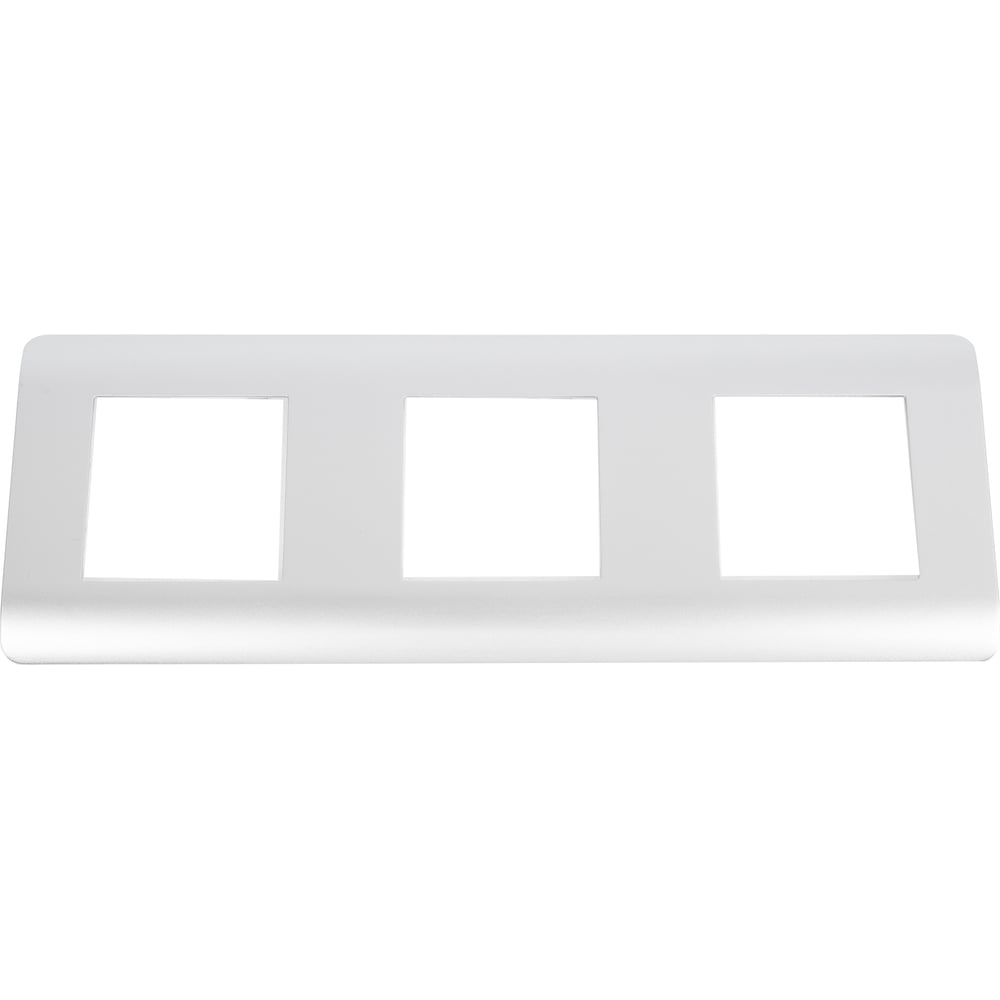 Изображение товара Рамка 3-местная CHINT NEW3-E универсальная серебро