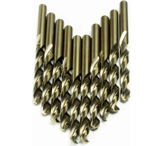 Изображение товара Сверла по металлу (10 шт, 1,5х40х18 мм, HSS-Co) Euroboor TDCO.015