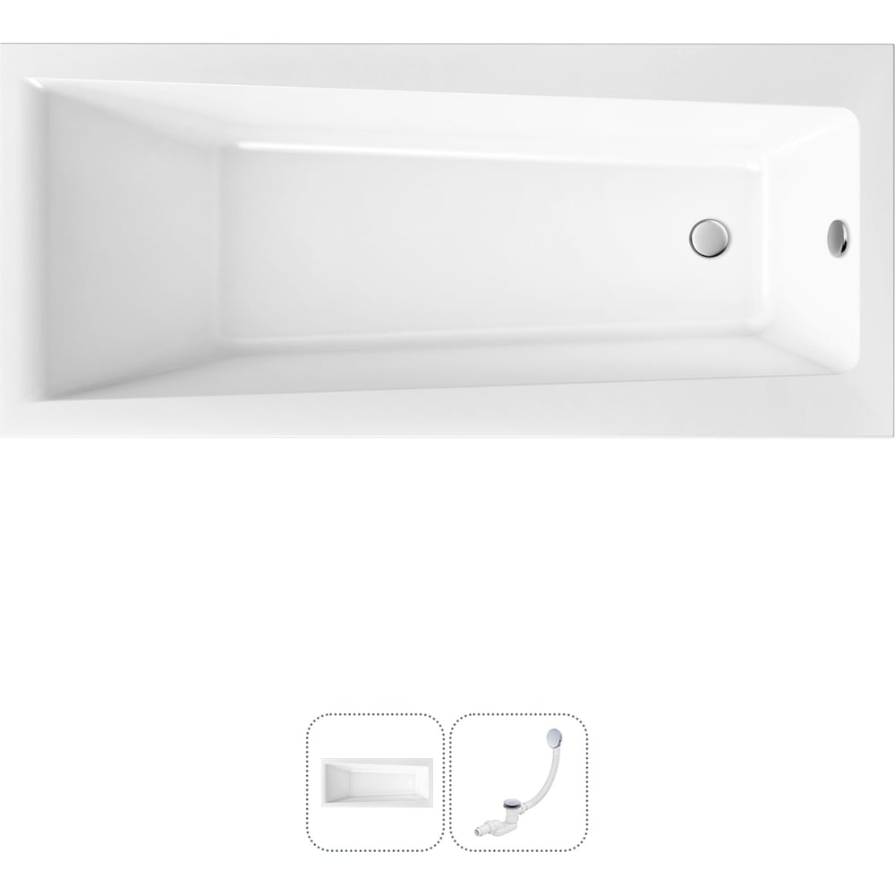 Изображение товара Акриловая ванна Lavinia Boho Rock 1500 мм, белая