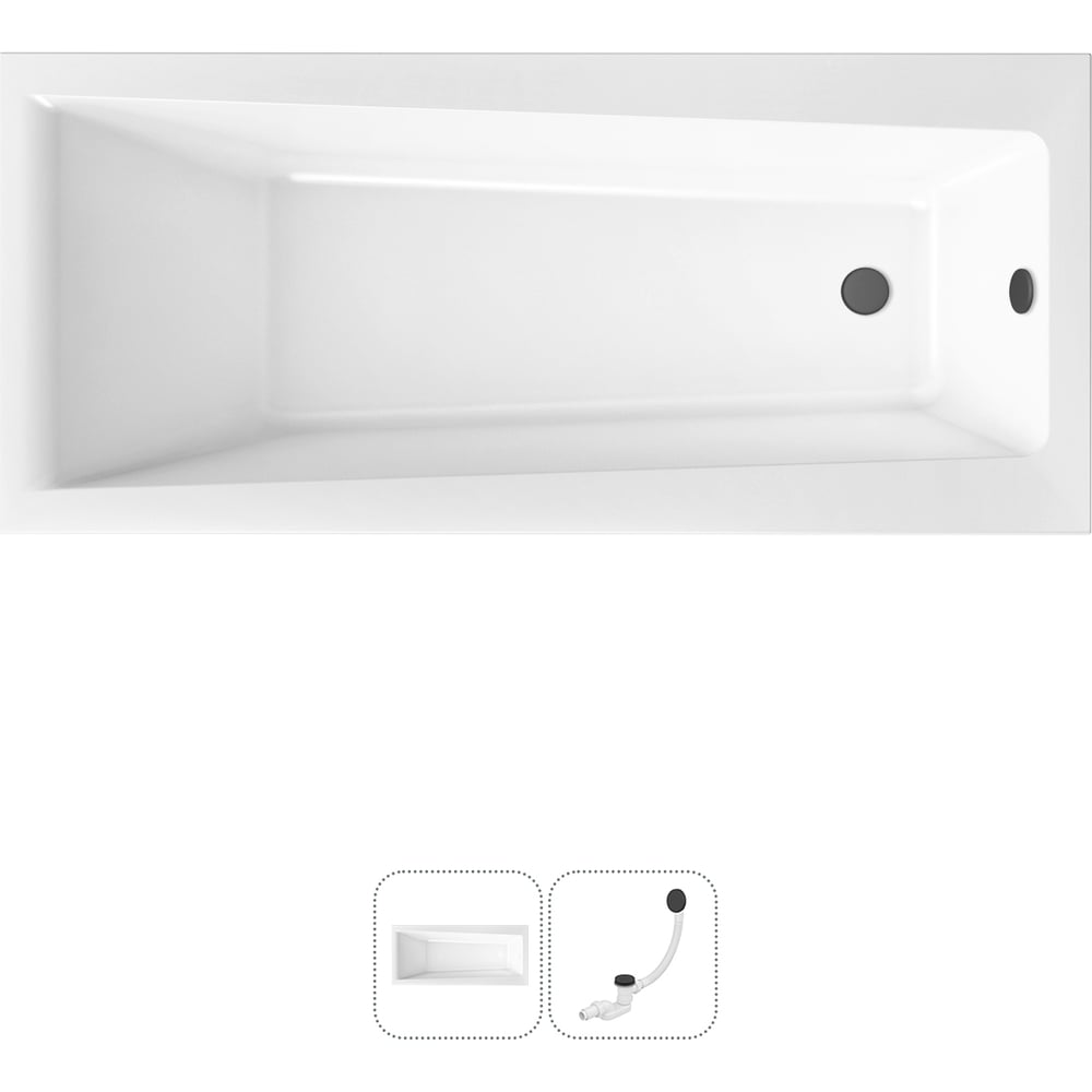 Изображение товара Акриловая ванна Lavinia Boho Rock 2 в 1 без гидромассажа