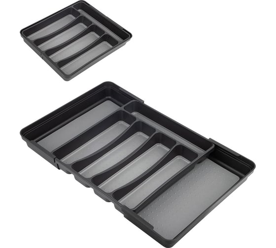 Изображение товара Лоток для столовых приборов Mallony FORMA раздвижной, 33,5x3053х5,5 см 108303