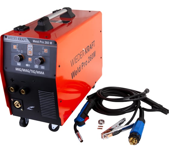Изображение товара Сварочный инверторный аппарат Weld Pro 260M 260A WIEDERKRAFT