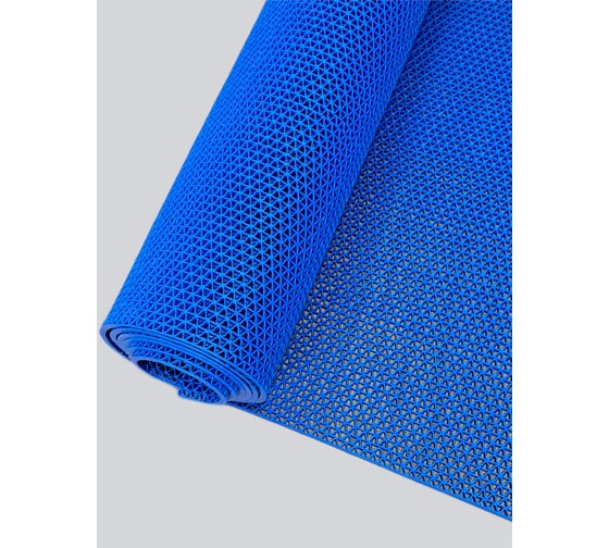 Изображение товара Покрытие противоскользящее для бассейна и бани QUINGDAO TOPLIT "Зиг-Заг" (4,5 мм) 90x100 синий ZigZag_09х1с