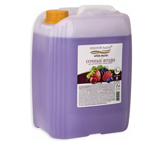 Изображение товара Перламутровое мыло-крем ЗОЛОТОЙ ИДЕАЛ Сочные ягоды 5 кг 606416