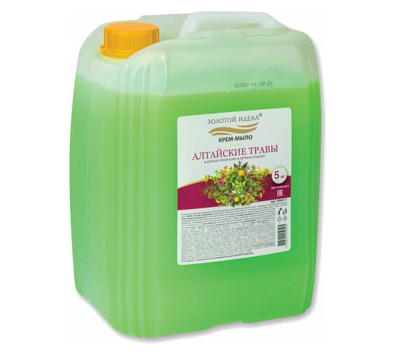 Изображение товара Мыло-крем ЗОЛОТОЙ ИДЕАЛ Алтайские травы 5 кг 606417