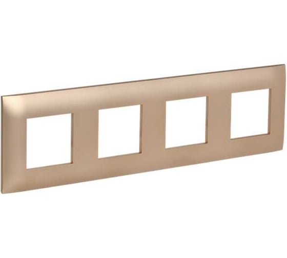 Изображение товара Рамка 4-местная IEK SKANDY SK-F04Sa песочный SK-M42-K98
